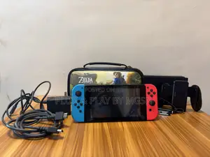 Nintendo Switch (Standard) With ALL ACCESSORIES