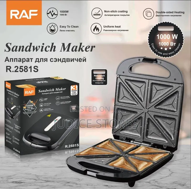 4 Face RAF Sandwich Maker