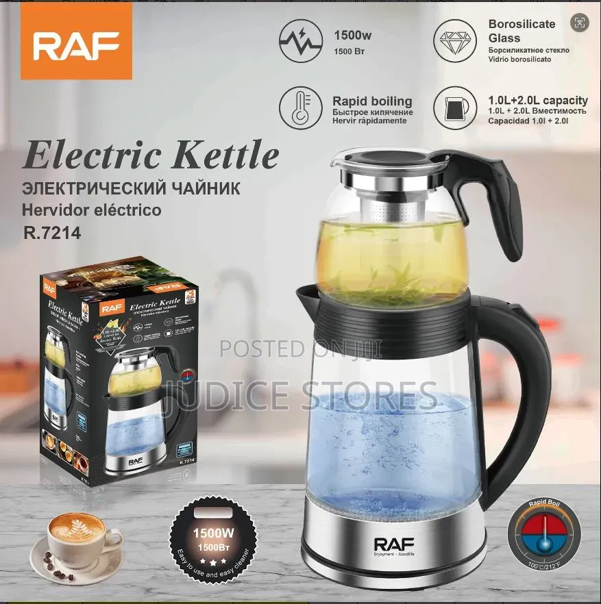 RAF Electric 2 in 1 Kettle