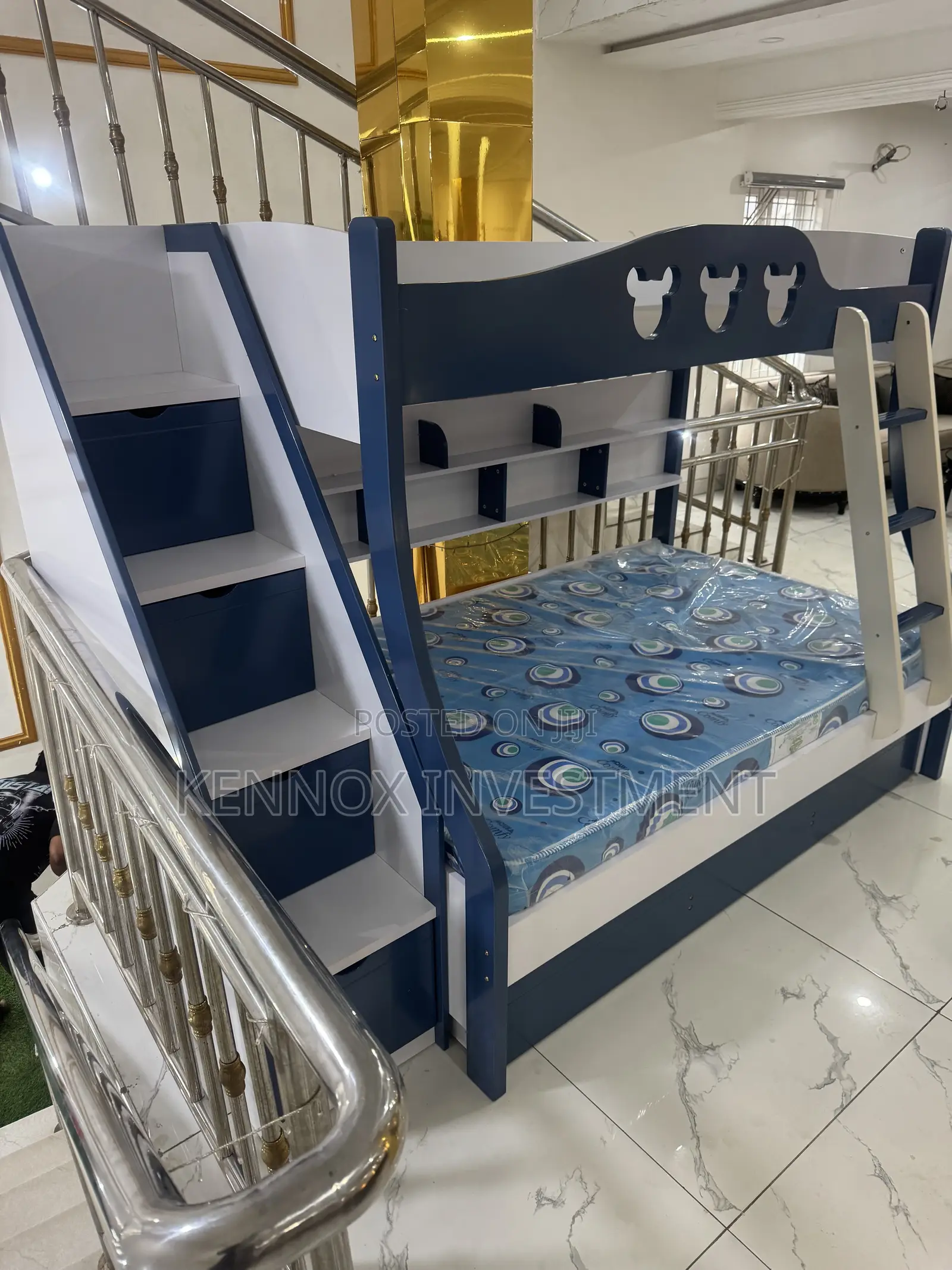 High Quality Imported 3ft Up and 4ft Down Bunk Bed.