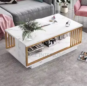 Modern Living Room High-End Double-Layer Coffee Table