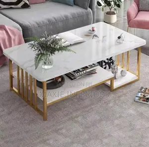 Modern Living Room High-End Double-Layer Coffee Table