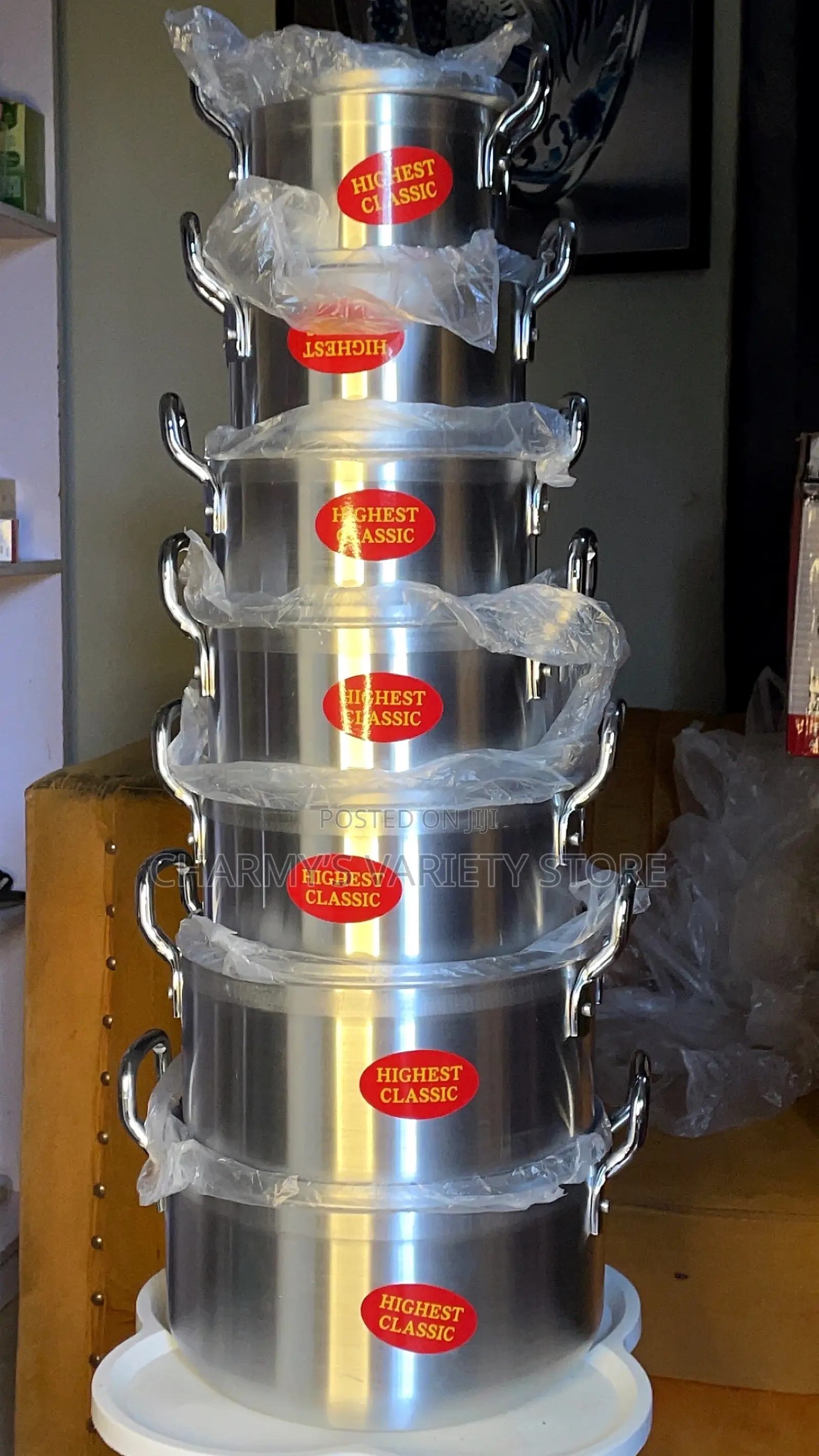 7pcs Quality Aluminium Pot Set