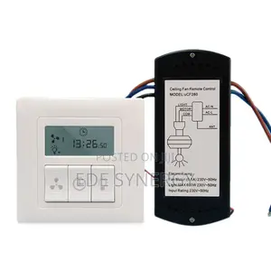 WiFi Ceiling Fan Remote Control Kit With LCD Display Smartphone APP