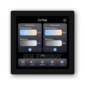 Zigbee 4"inch Smart Screen Switch Panel Smart Home Panel Tuya Wall Swi
