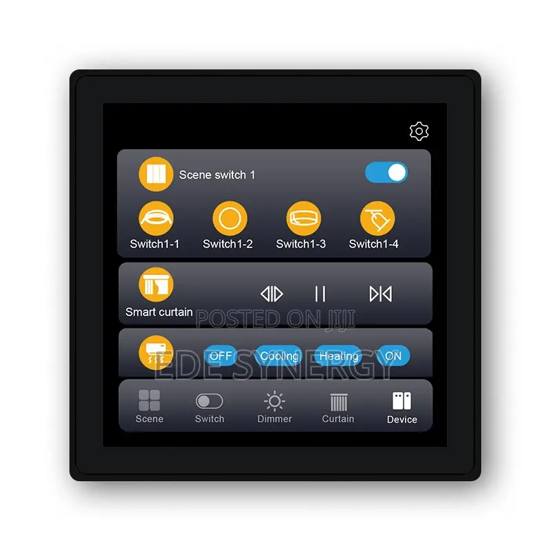 Zigbee 4"inch Smart Screen Switch Panel Smart Home Panel Tuya Wall Swi