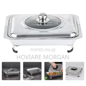 Stainless Fast Food Dish With Cover