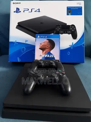 Ps4 Slim With Box, FIFA, 2 Original Pads