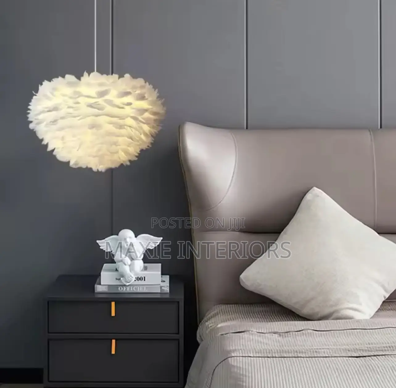 Nordic Creative Personality Feather Pendant Light