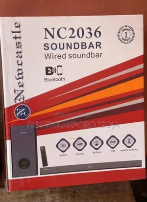 Newcastle 250w 2.1Ch Audio Sound Bar With Wireless Subwoofer