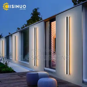 Modern Waterproof Outdoor Long Strip LED Wall Lamp IP65 Aluminum Light