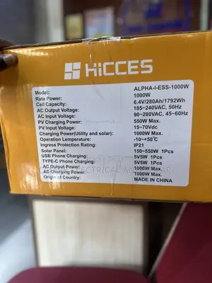 Hicess All in One 1000w Lithium Battery