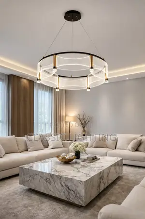 Minimalist High-End Acrylic LED Pendant Lights Modern Chandelier Light