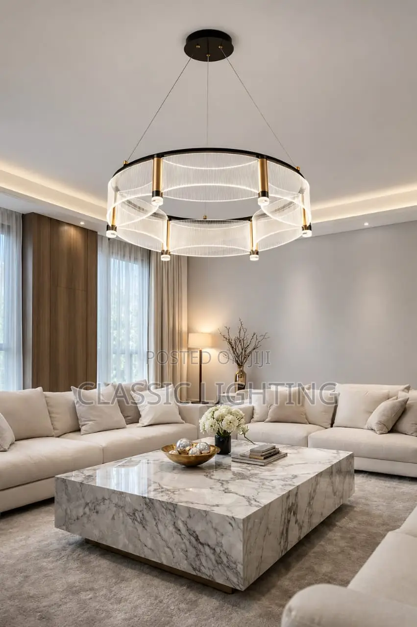 Minimalist High-End Acrylic LED Pendant Lights Modern Chandelier Light
