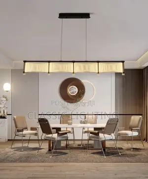 Modern Strip LED Pendant Light Living Dining Room Bar Office Study