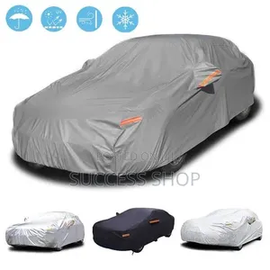 Premium Double Layer Car Cover – Waterproof With Side Zipper