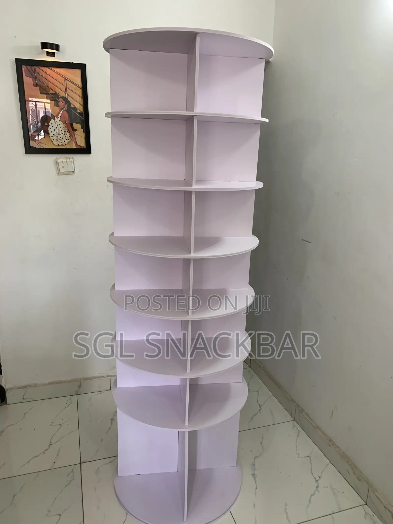 7 Tier Rotating Shoe Rack