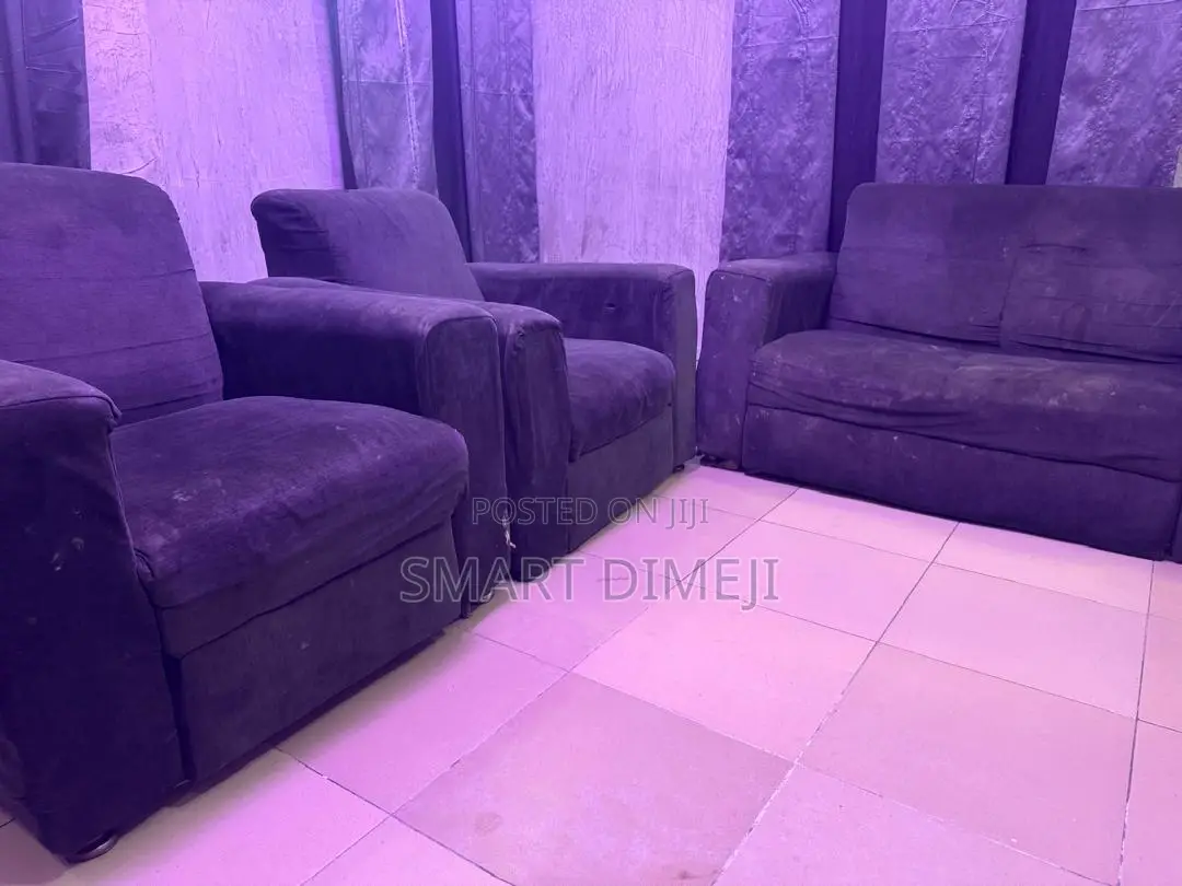 Dark Grey Sofa Set