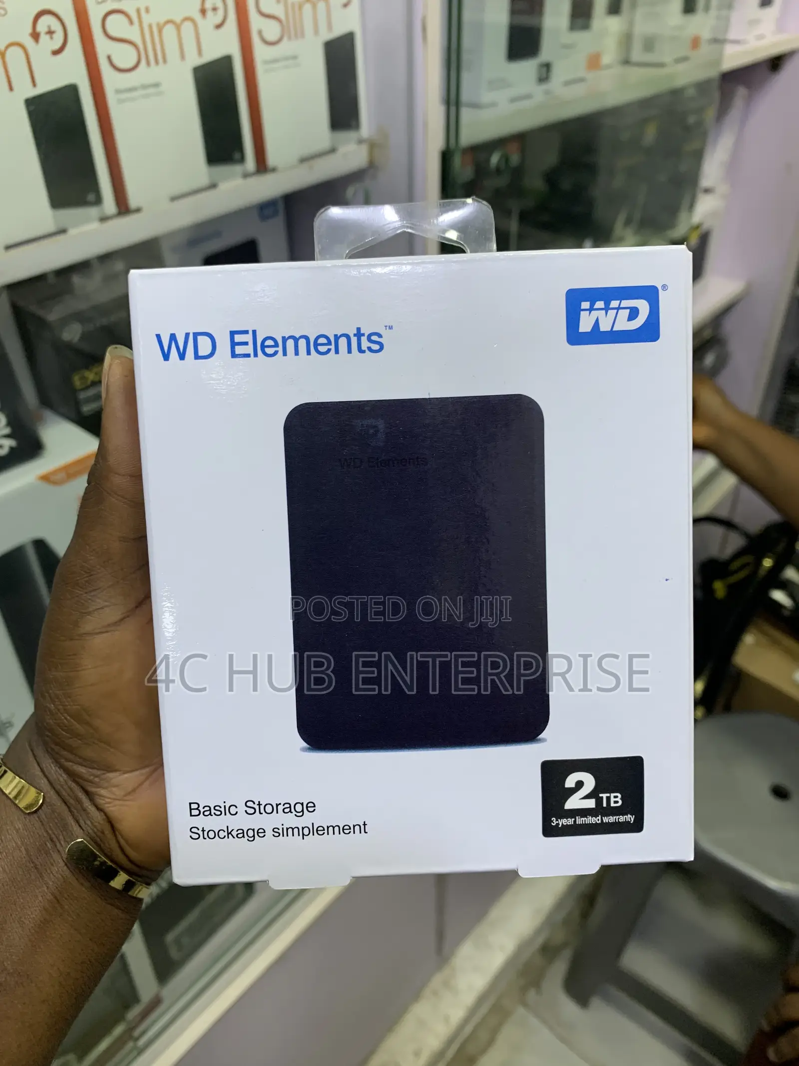 Western Digital Element 2tb External Hard Drive