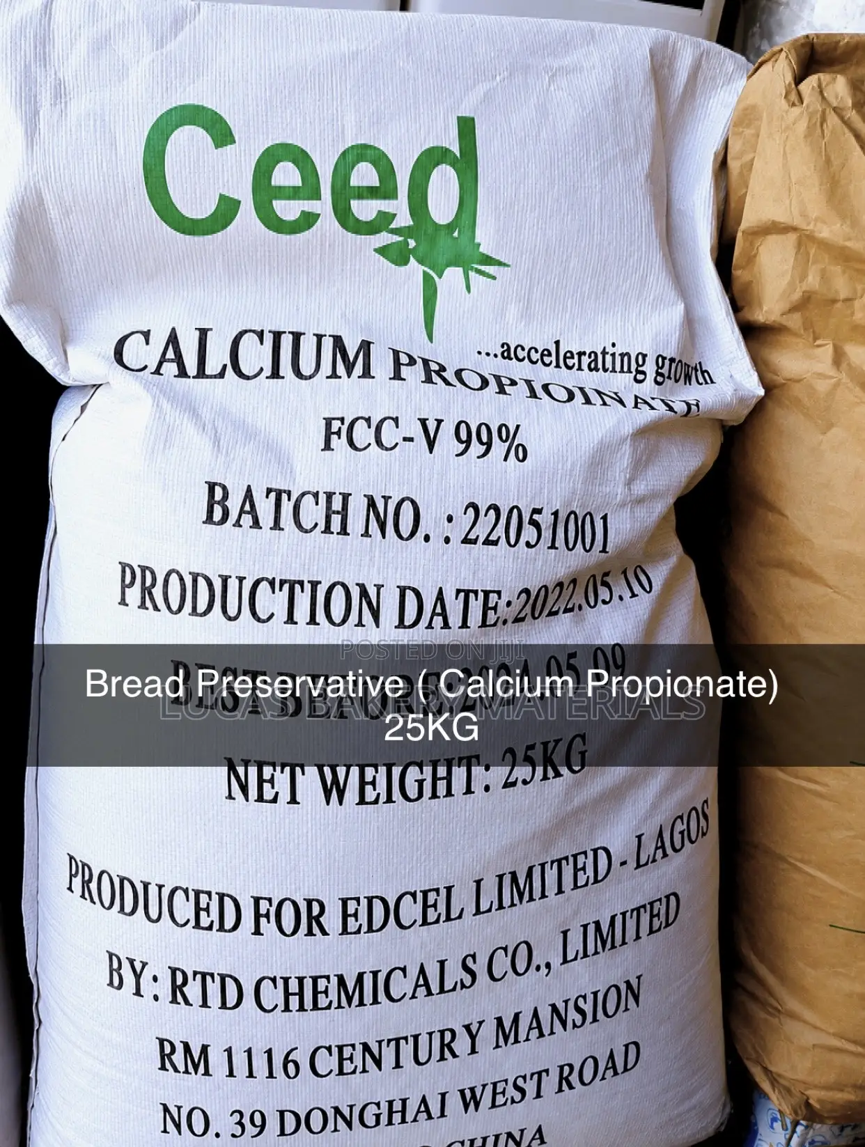 Bread Preservative: Calcium Propionate