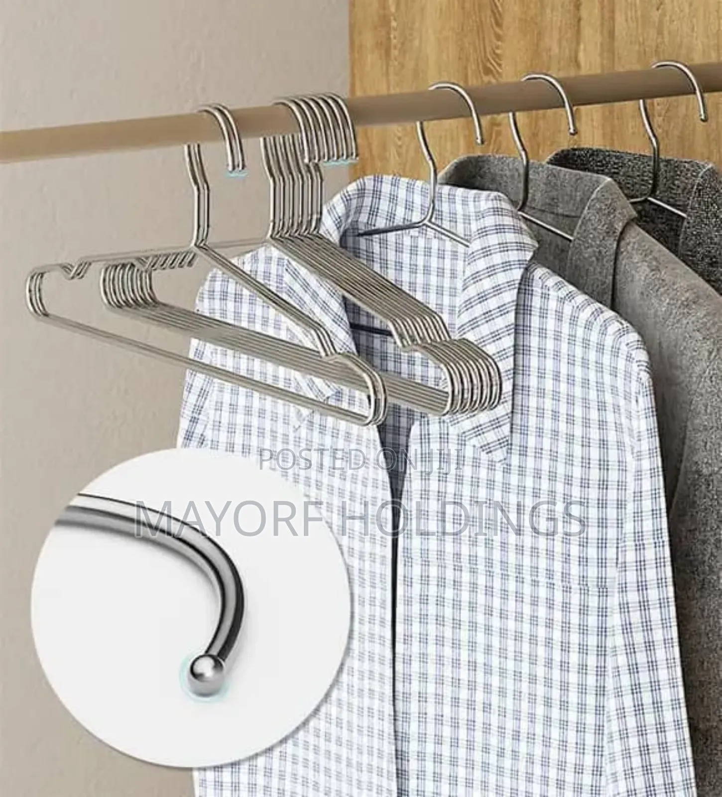 Stainless Steel Hanger 10pcs