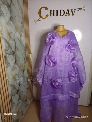 Organdi Bubu Butterfly, Luxury Dress