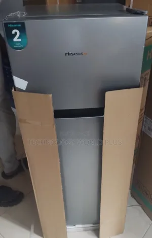 Brand New Hisense 124liter Top-Freezer Refrigerator –(Silver Color)