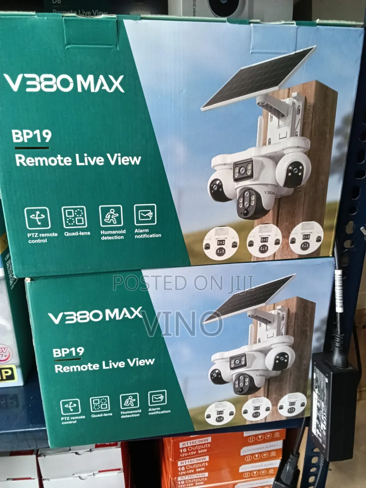V380 Max
Bp19
Remote Live View Solar CCTV Camera 4 Lens
