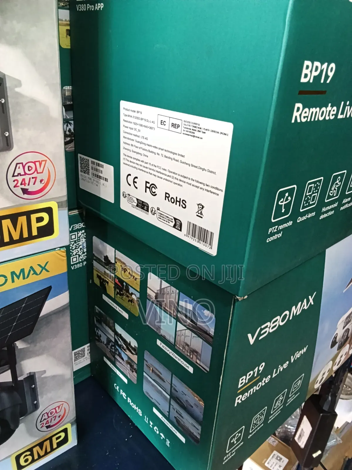 V380 Max
Bp19
Remote Live View Solar CCTV Camera 4 Lens
