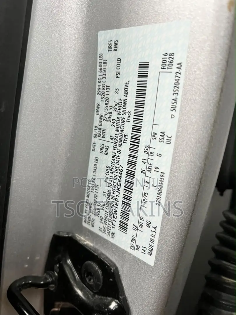 Ford F-150 2018 Silver