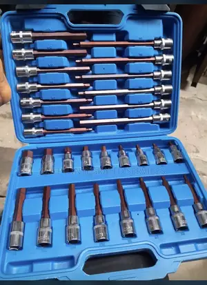 30-Piece 1/2" Drive Metric Hex Allen Key Bit Socket