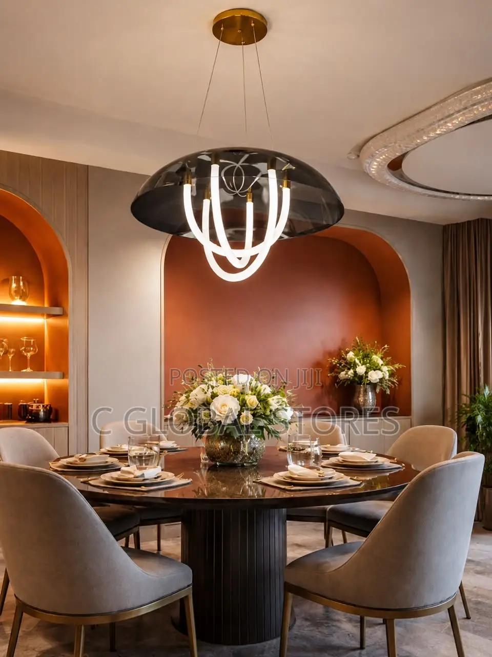 Led Glass Dining Light
