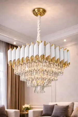 Square Crystal Chandelier