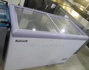 Scanfrost Glass Top Large Display Chest Freezer - Brand New