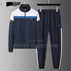 Quality Lacoste Designer Tracksuit Up Down