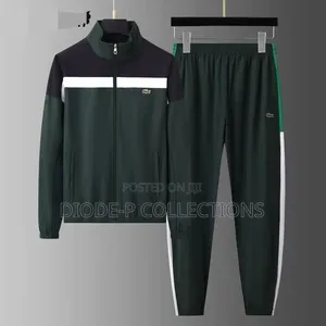 Quality Lacoste Designer Tracksuit Up Down