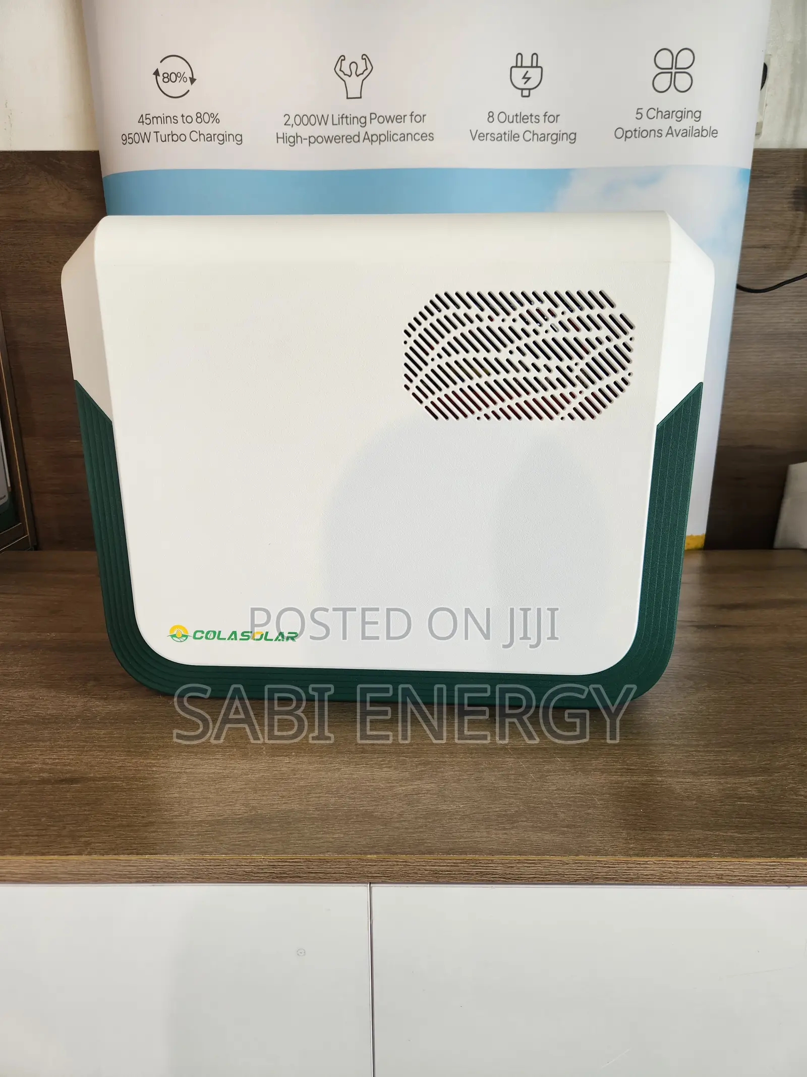 Cola 3600 Colar Solar Power Generator