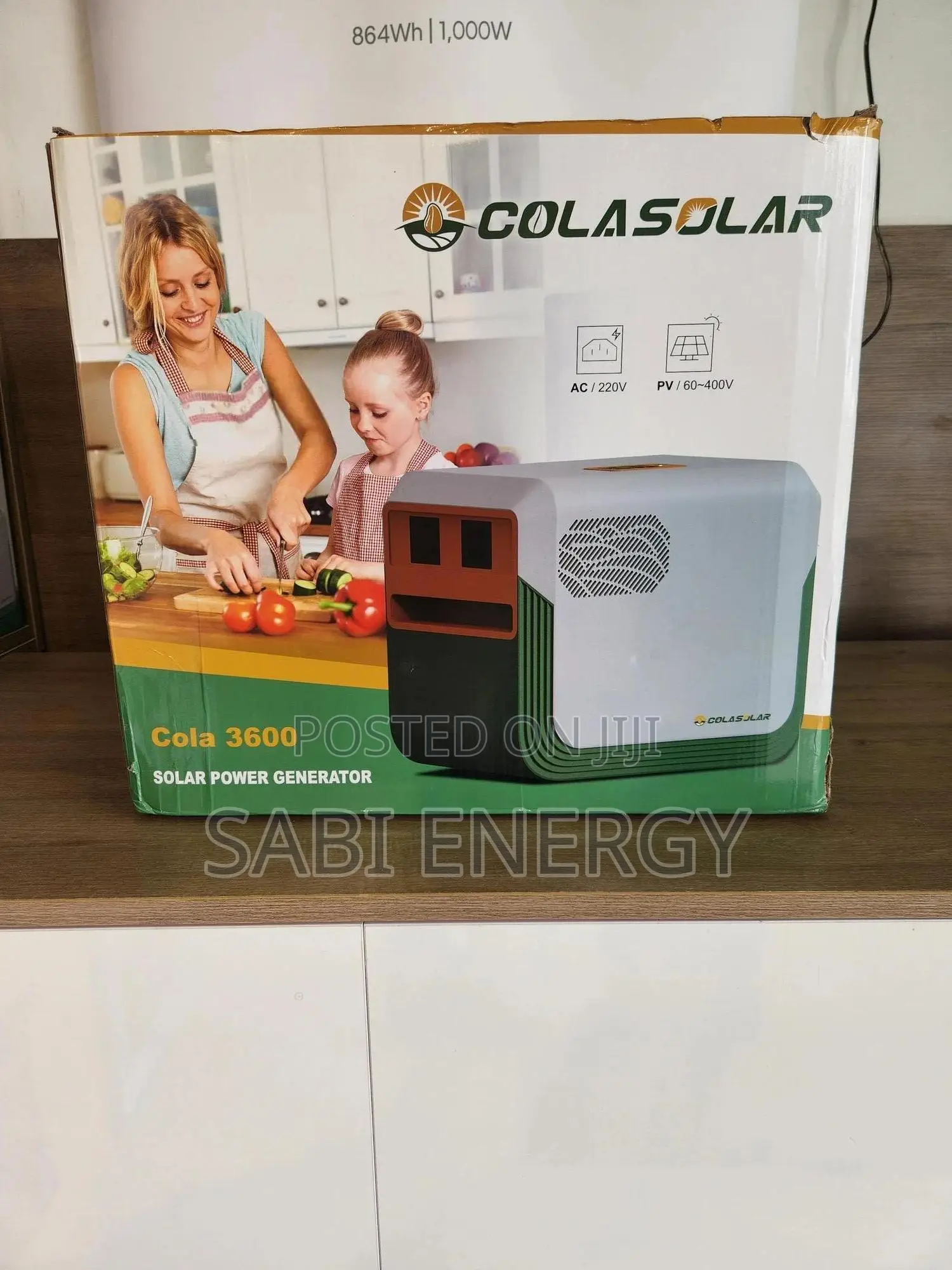 Cola 3600 Colar Solar Power Generator