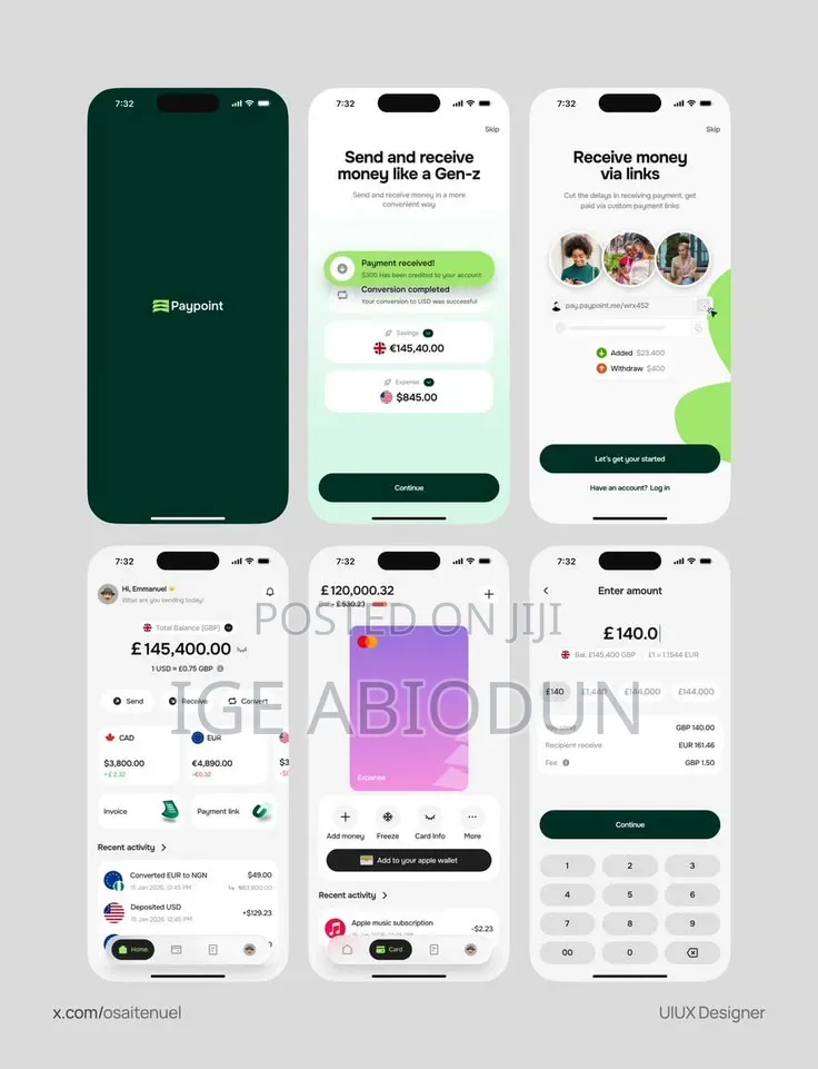 I Will Design a Fintech, Loan, Cash App UI UX With Prototype in Figma