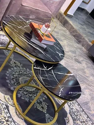 Quality Imported Marble Center Table With 2 Side Stools