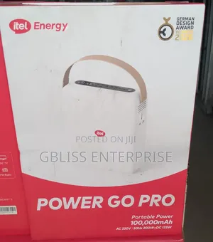 Itel Energy Power Go Pro 100,000mAh 320Wh 200W AC + DC 133W Portable
