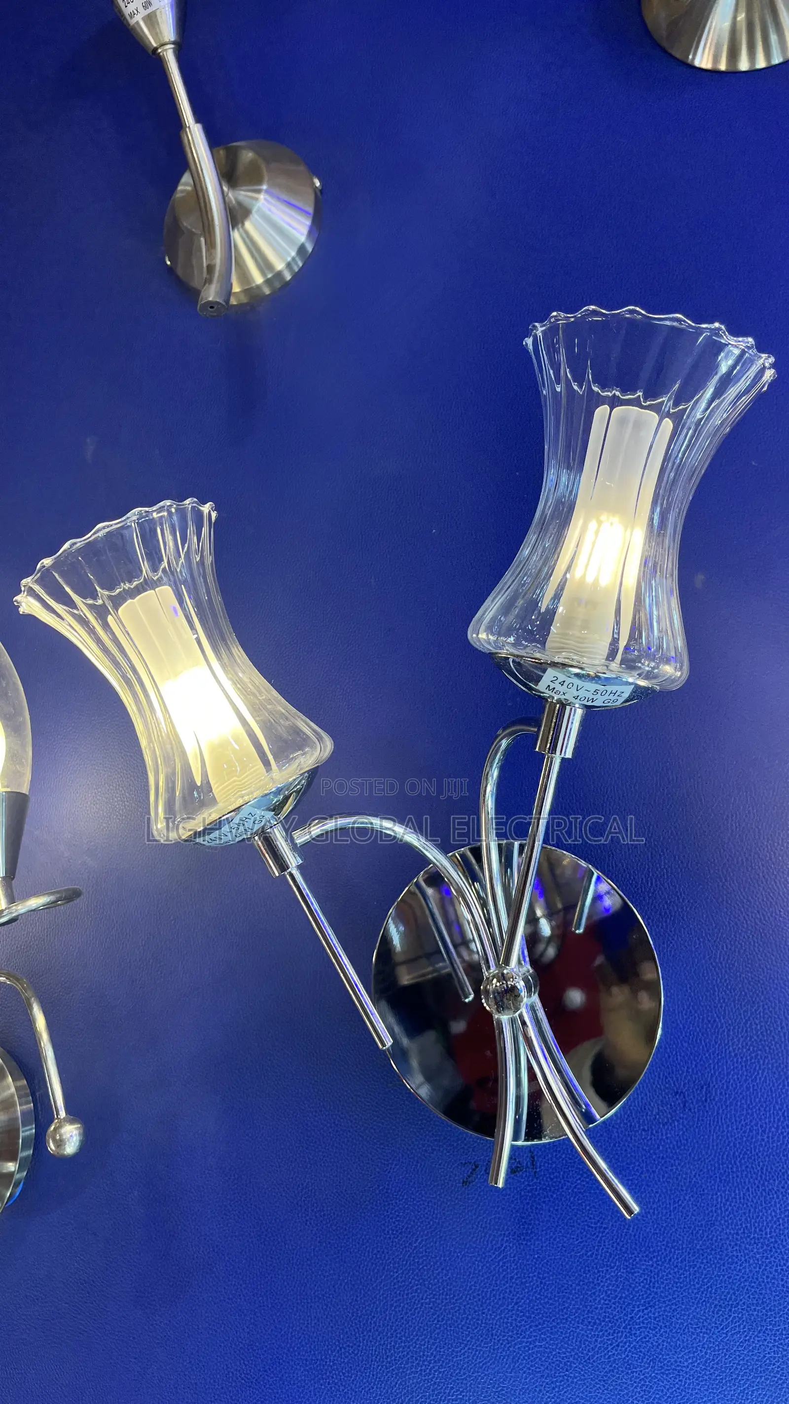 Vintage Satin Double Wall Light