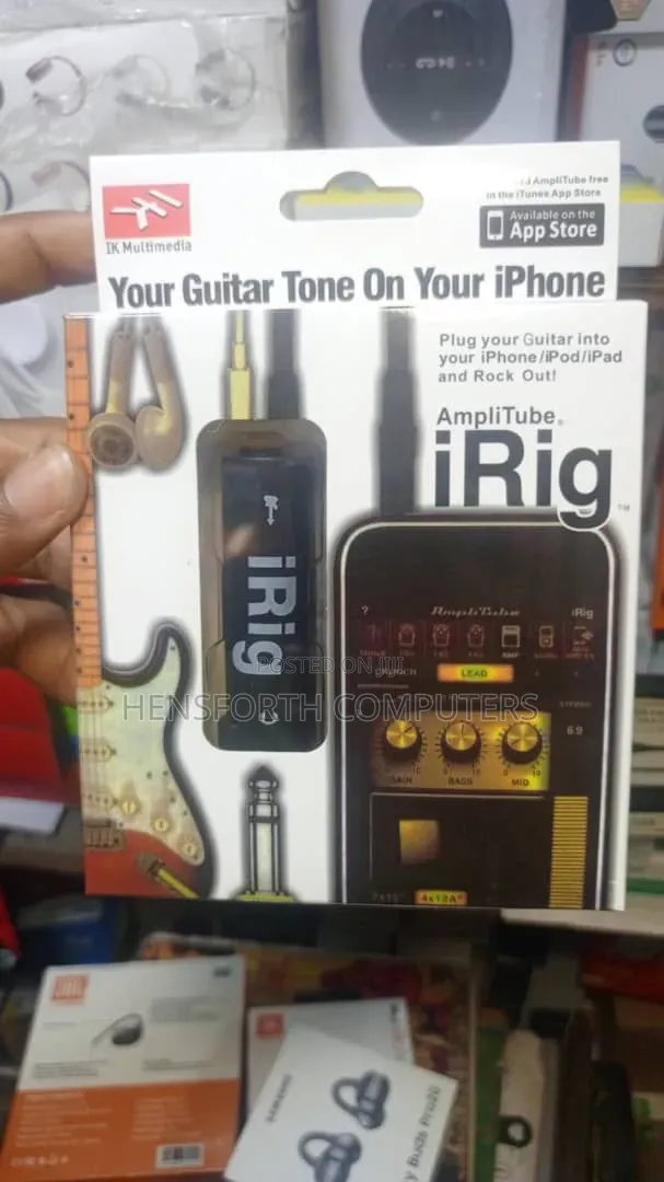 Irig Portable Guitar Audio Interface Adapter for Phone Uses