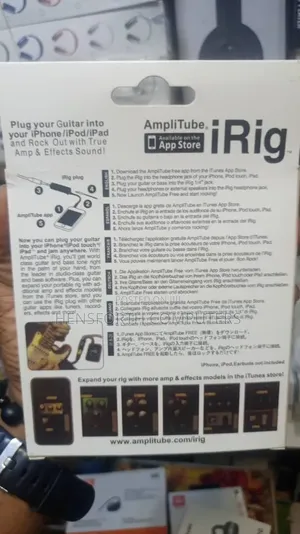 Irig Portable Guitar Audio Interface Adapter for Phone Uses
