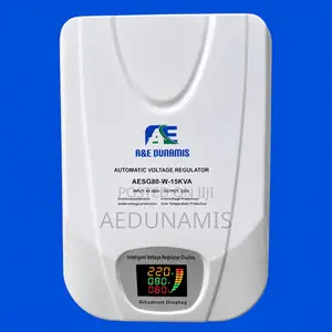 A E Dunamis 15KVA Servo Voltage Stabilizer | Wall-Mount(80V-260v)