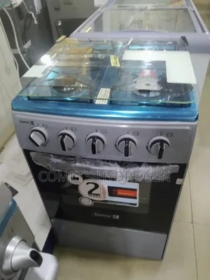 Scanfrost 4-Burner Standing Gas Cooker With Inbuilt Oven 50x50