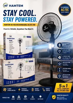 SOLAR Standing Fan