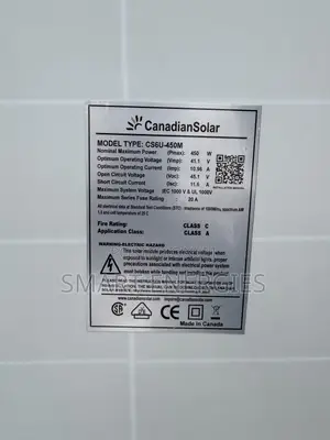 450watts 120Cell Canadian Mono Solar Panel