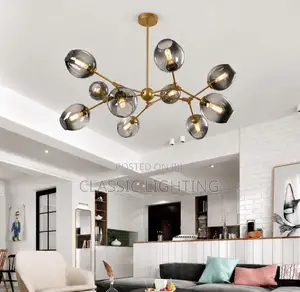 Modern Iron Chandelier Room Bedroom Tree Branch Chandelier Light