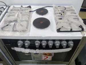 Scanfrost 4 Gas 2 Electric Cooker Oven (90x60cm) - Brand New